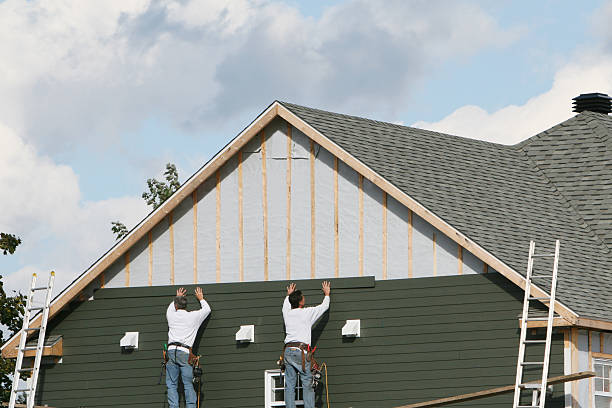 Professional Siding Contractor technician working in Machipongo, VA
